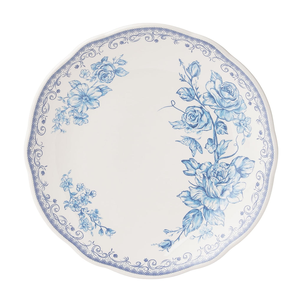 Agatha 12-Piece Stoneware Dinnerware Set, Blue