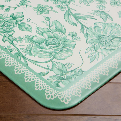 Agatha Comfort Kitchen Mat, Green, 20" x 30"