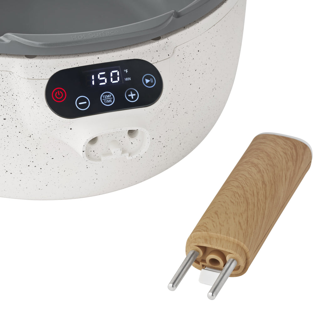 Electric Skillet with Detachable Handle