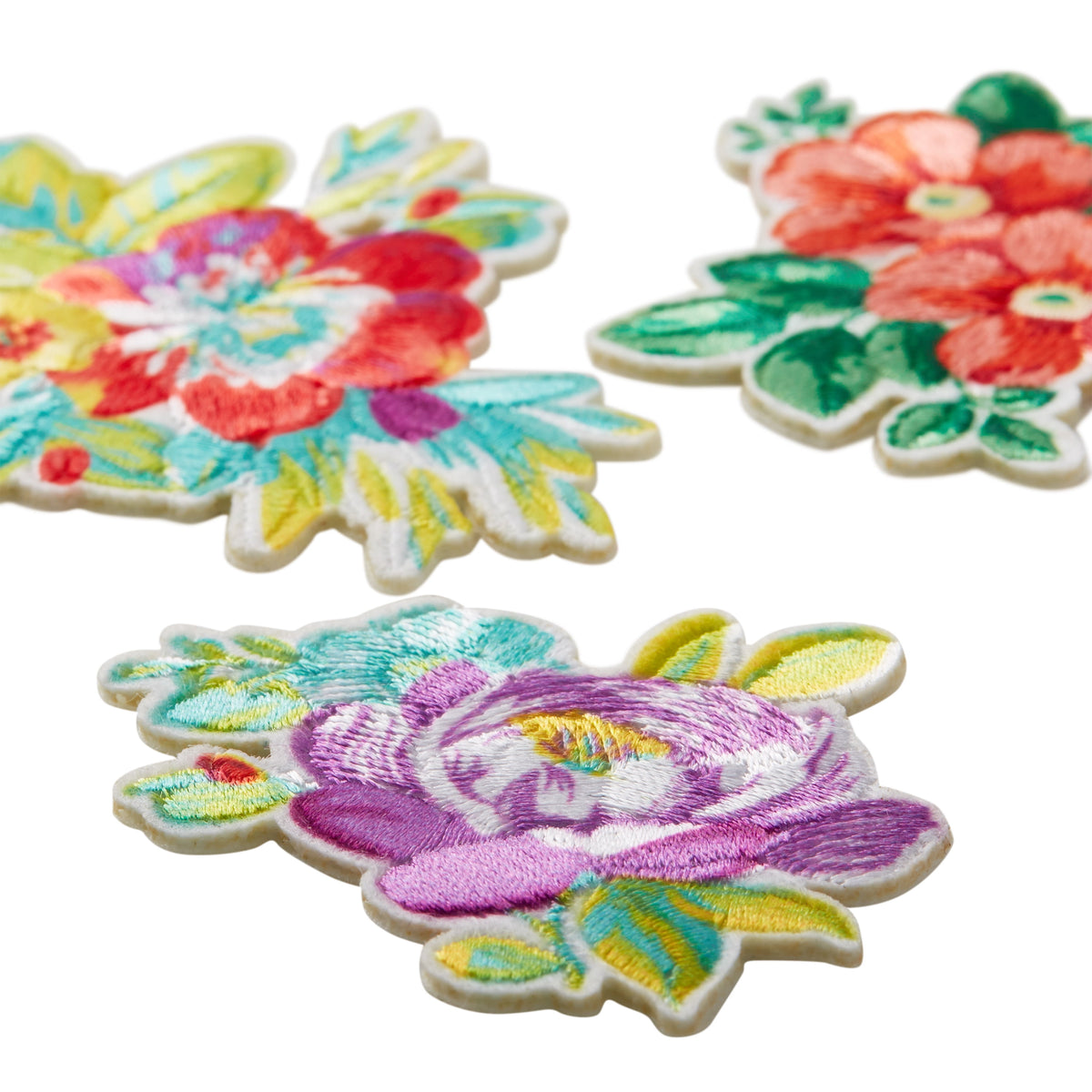 Assorted Adhesive Iron-on Patch Appliques Set, 7-Piece