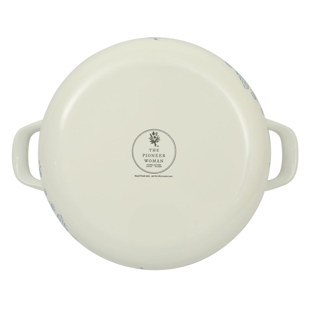 Agatha Enamel-on-Steel 6-Quart Dutch Oven, Blue