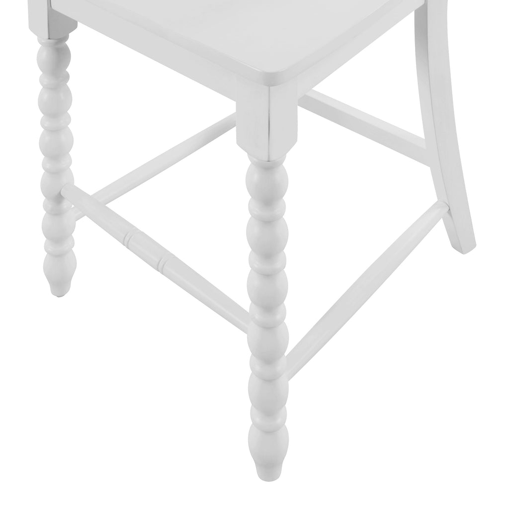 Harper Counter-height Wood Stools, 2 Pack, White