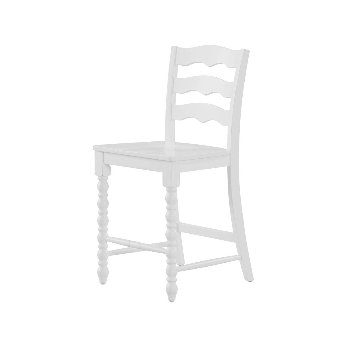 Harper Counter-height Wood Stools, 2 Pack, White