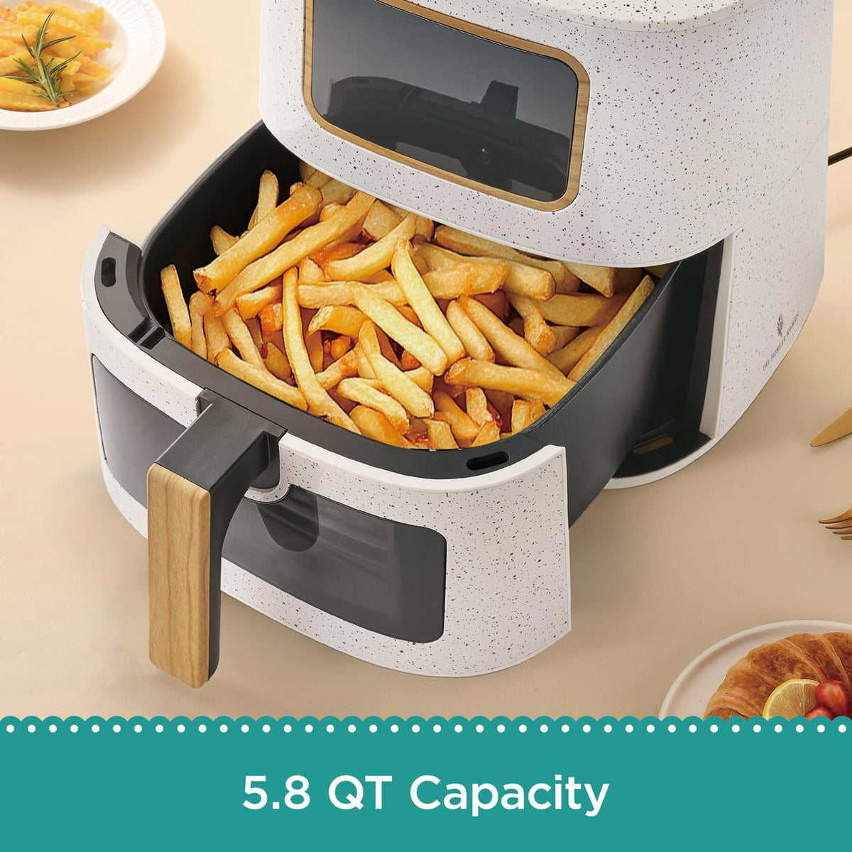 5.8 Qt Air Fryer, Linen Speckle