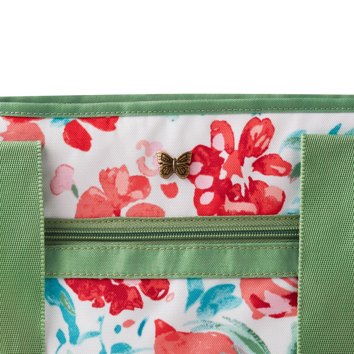 Insulated Lunch Kit Set with Extra Bag and Bottle, Gorgeous Garden