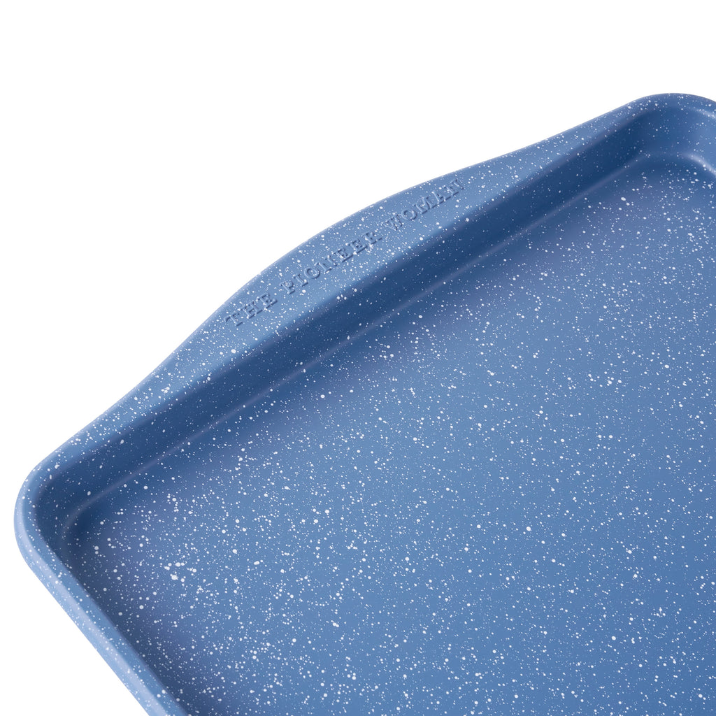 7-Piece Aluminized Steel Bakeware Set, Nonstick, Blue Speckle