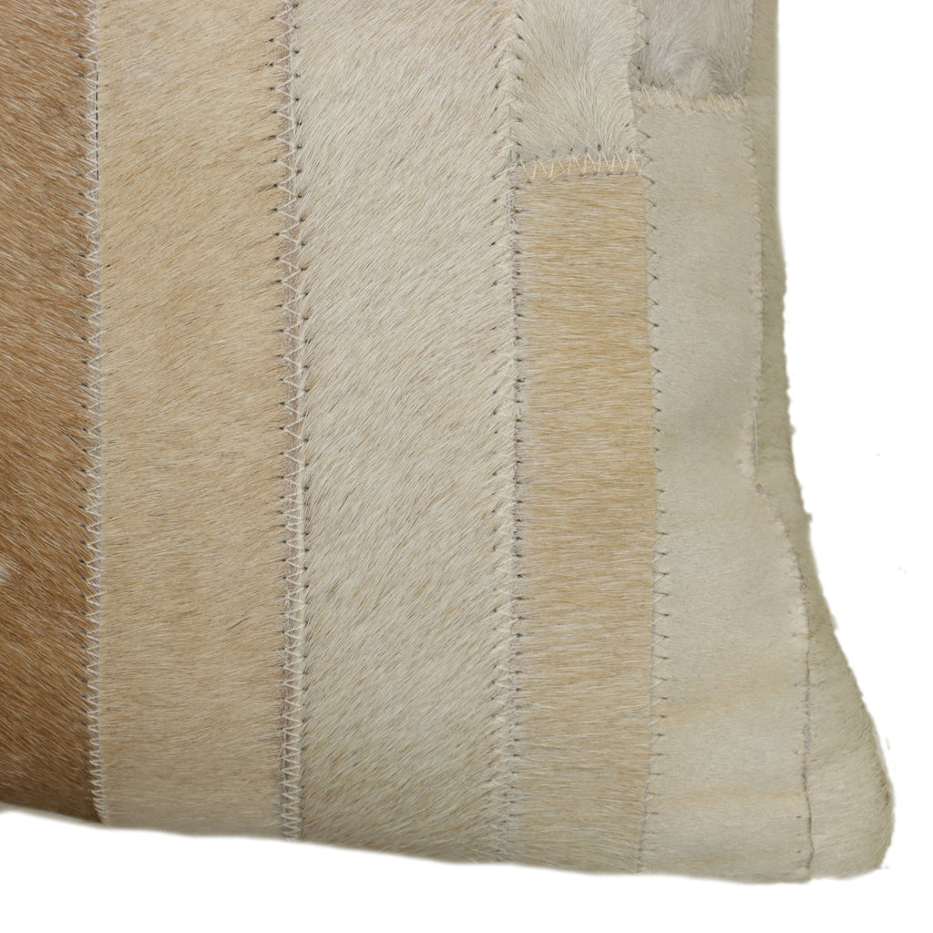 Ranch Patchwork Cowhide Lumbar Pillow 14" x 20"