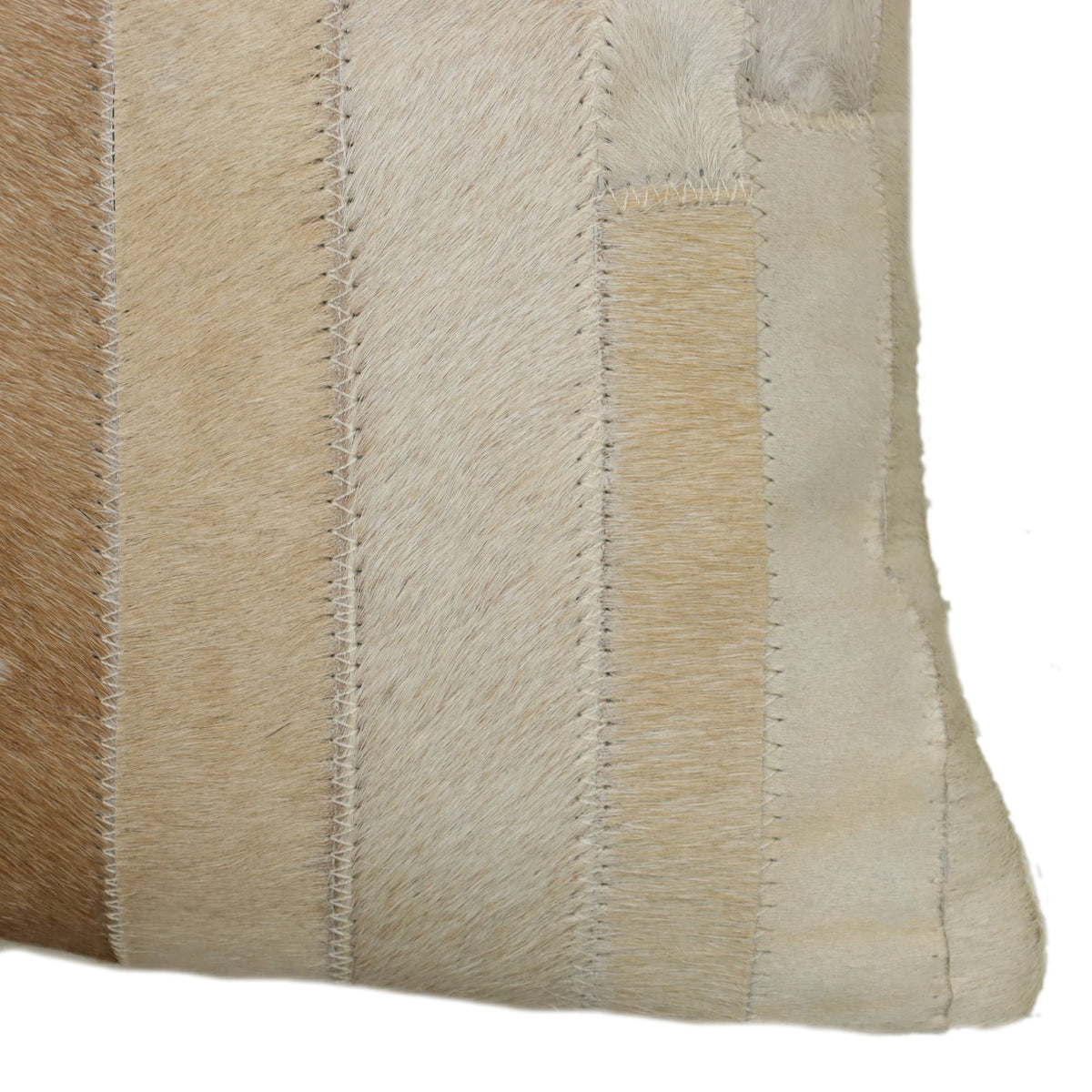 Ranch Patchwork Cowhide Lumbar Pillow 14" x 20"
