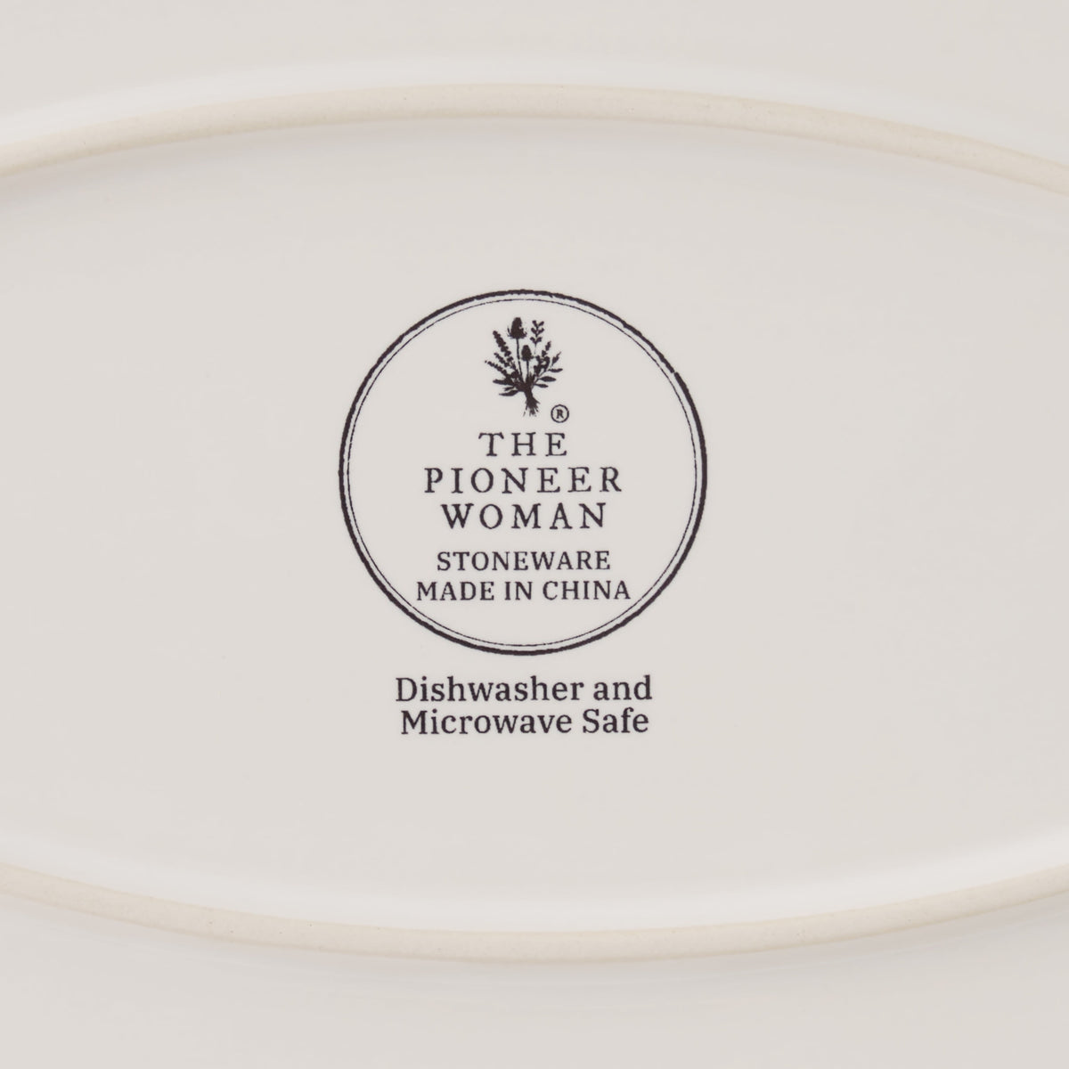 Agatha Stoneware 16-inch Serving Platter, Blue