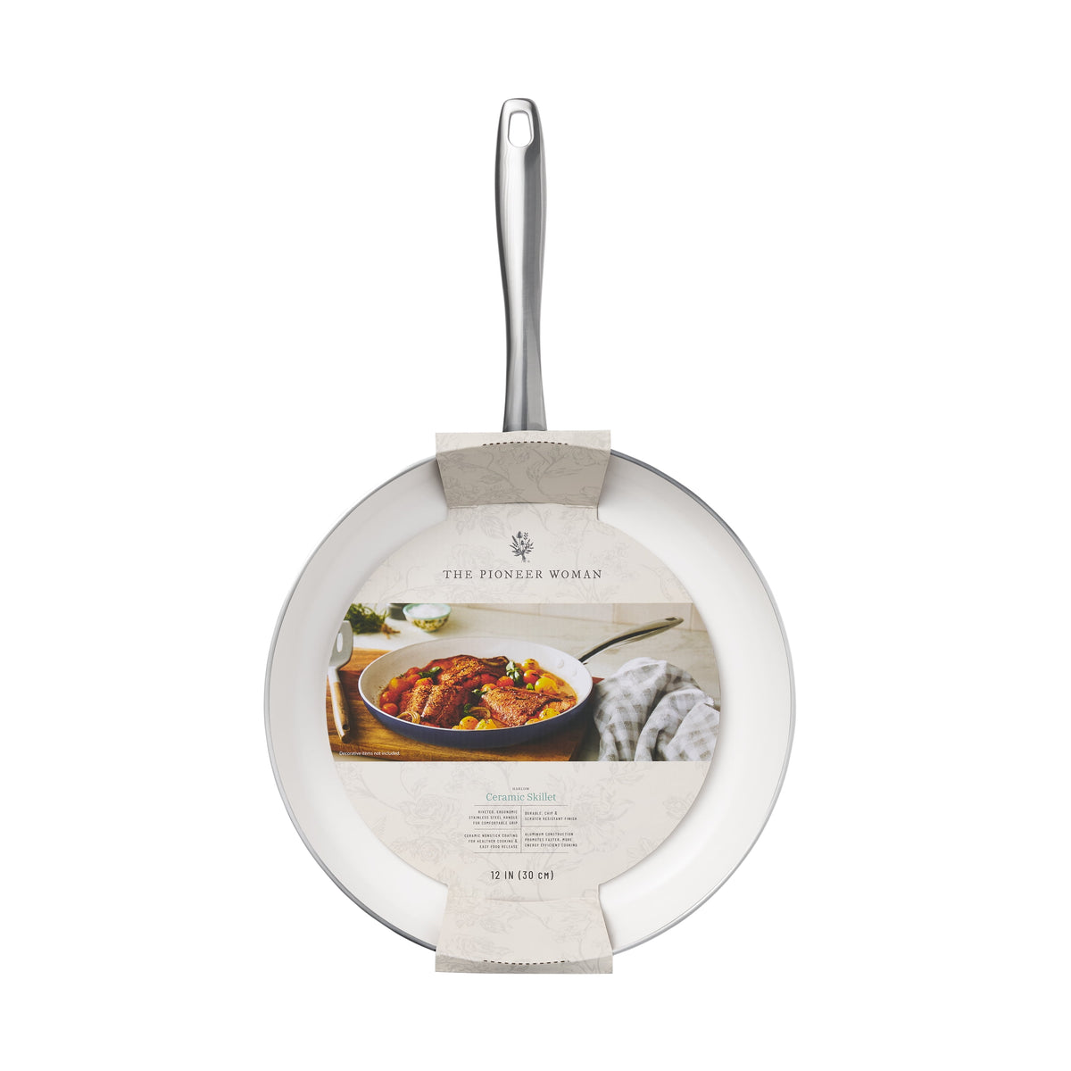 Harlow 12" Ceramic Nonstick Fry Pan, Denim Blue