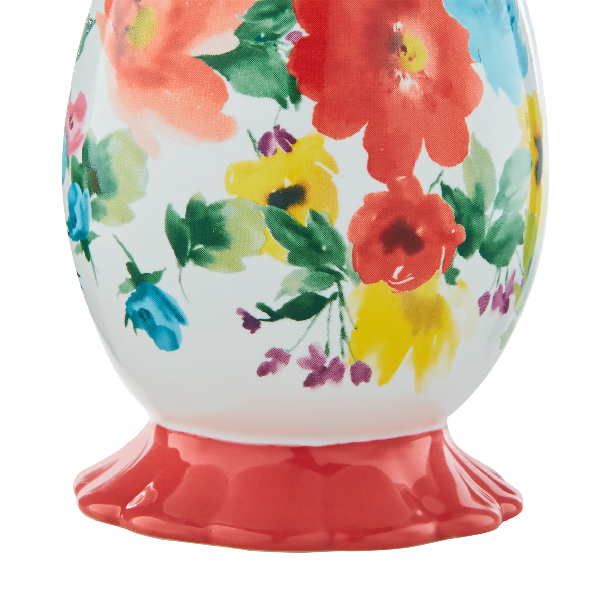 Multicolor 2 Piece Ceramic Bath Accessories Set, The Pioneer Woman Breezy Blossom