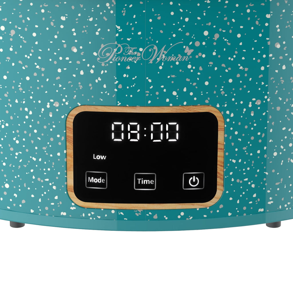 Teal Speckle 6 Quart Slow Cooker