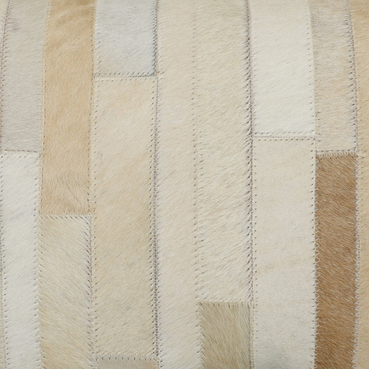 Ranch Patchwork Cowhide Lumbar Pillow 14" x 20"