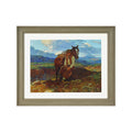 Frank Tenney Johnson "An Idle Dreamer" Framed Western Wall Art Print, Cowboy