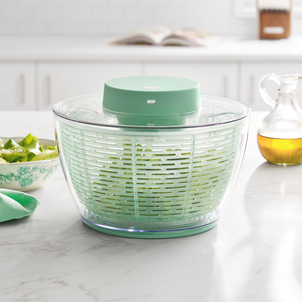 4.5-Quart Electric Salad Spinner