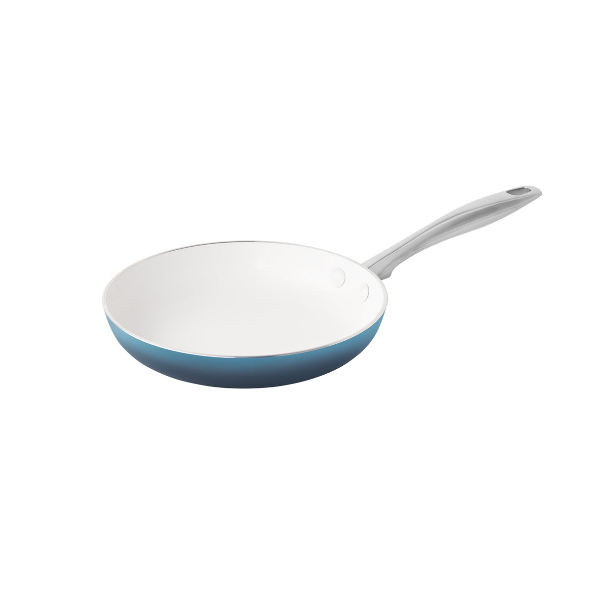 Harlow 15-Piece Cookware Set, Ceramic Nonstick Pots and Pans Set, Denim Blue