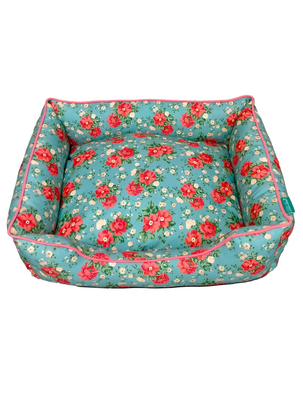 Pet Bed, Vintage Floral Small 20" x 17"
