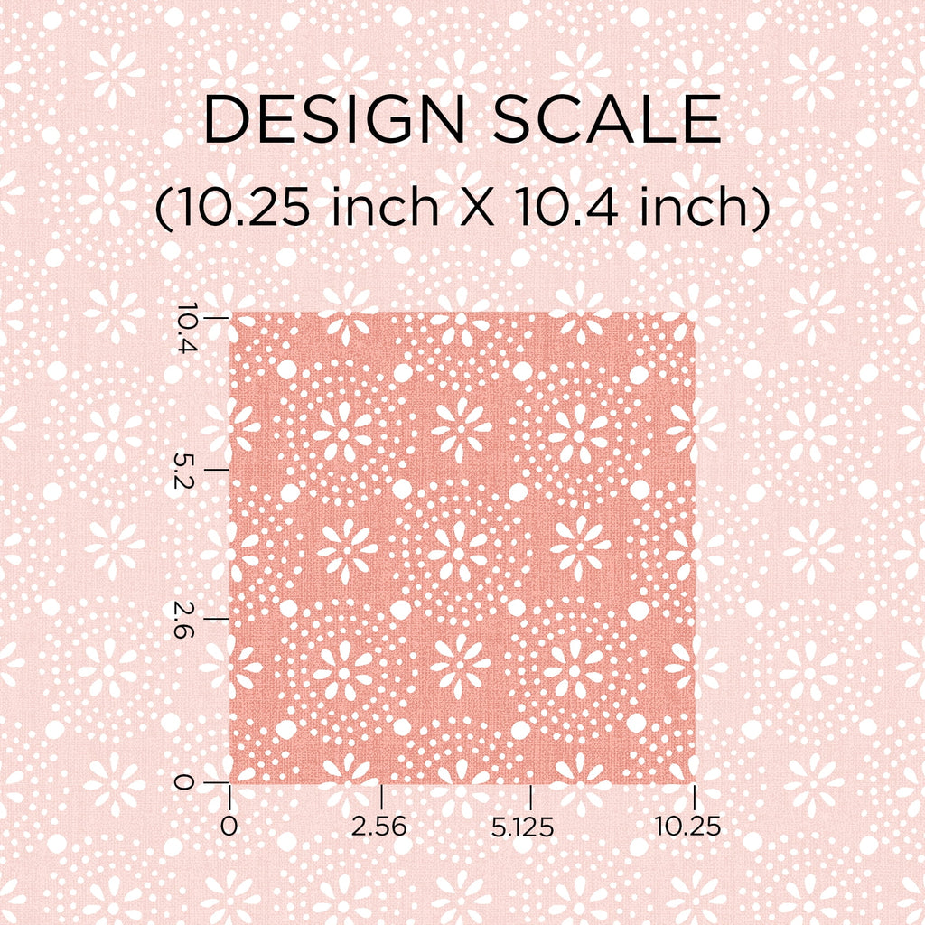 Green Floral Geo Peel & Stick Vinyl Wallpaper, 215-in by 20.5-in, 30.75 sq.