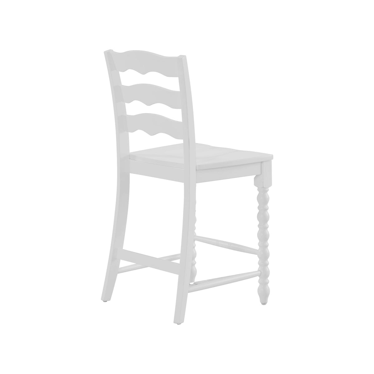 Harper Counter-height Wood Stools, 2 Pack, White