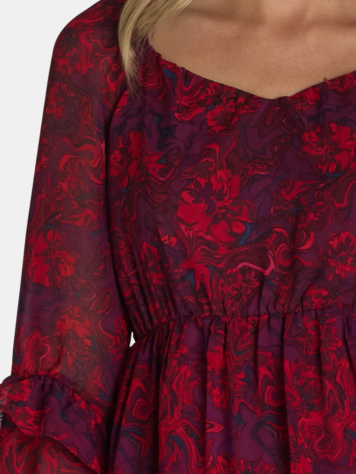 Ruffle Mini Dress