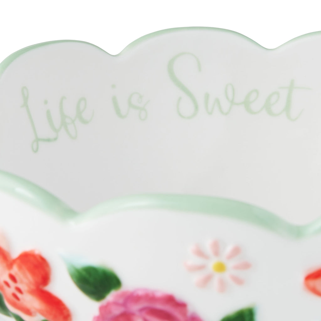 4-Pack The Pioneer Woman Painted Meadows 64 Inch Stoneware Candy Dish Rustic Ceramic Kitchenware