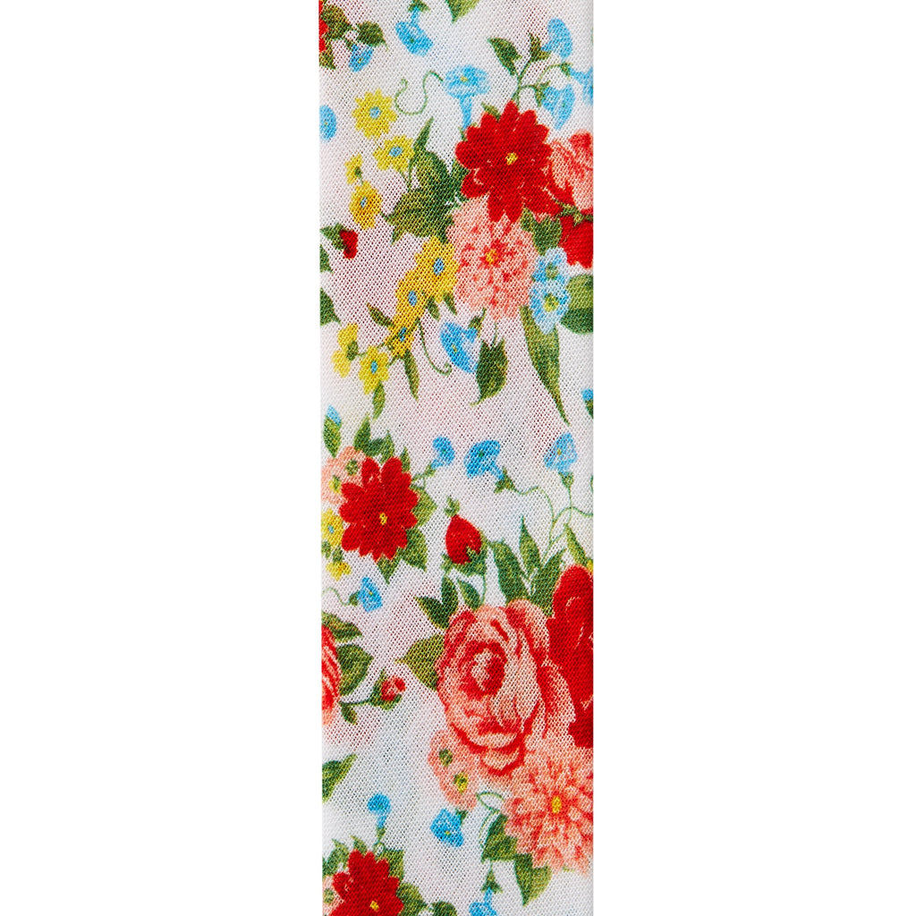 Sweet Rose Double Fold Cotton Quilt Binding Ribbon, 7/8" x 25 Yards