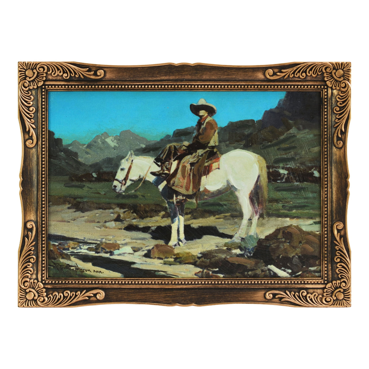 Western Farmhouse Wall Art Set of 3 Framed Prints