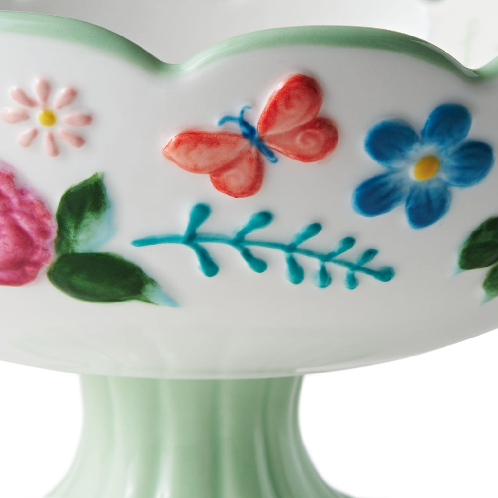 4-Pack The Pioneer Woman Painted Meadows 64 Inch Stoneware Candy Dish Rustic Ceramic Kitchenware