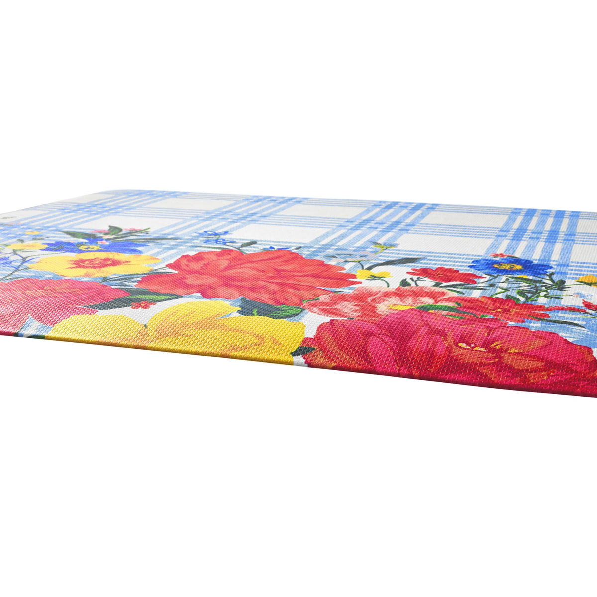 3-Pack The Pioneer Woman Bouquet Plaid Kitchen Comfort Floor Mat Multicolor 20W X 30L