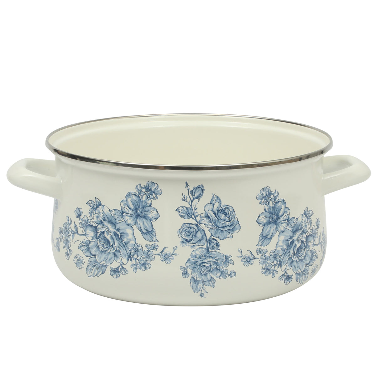 Agatha Enamel-on-Steel 6-Quart Dutch Oven, Blue