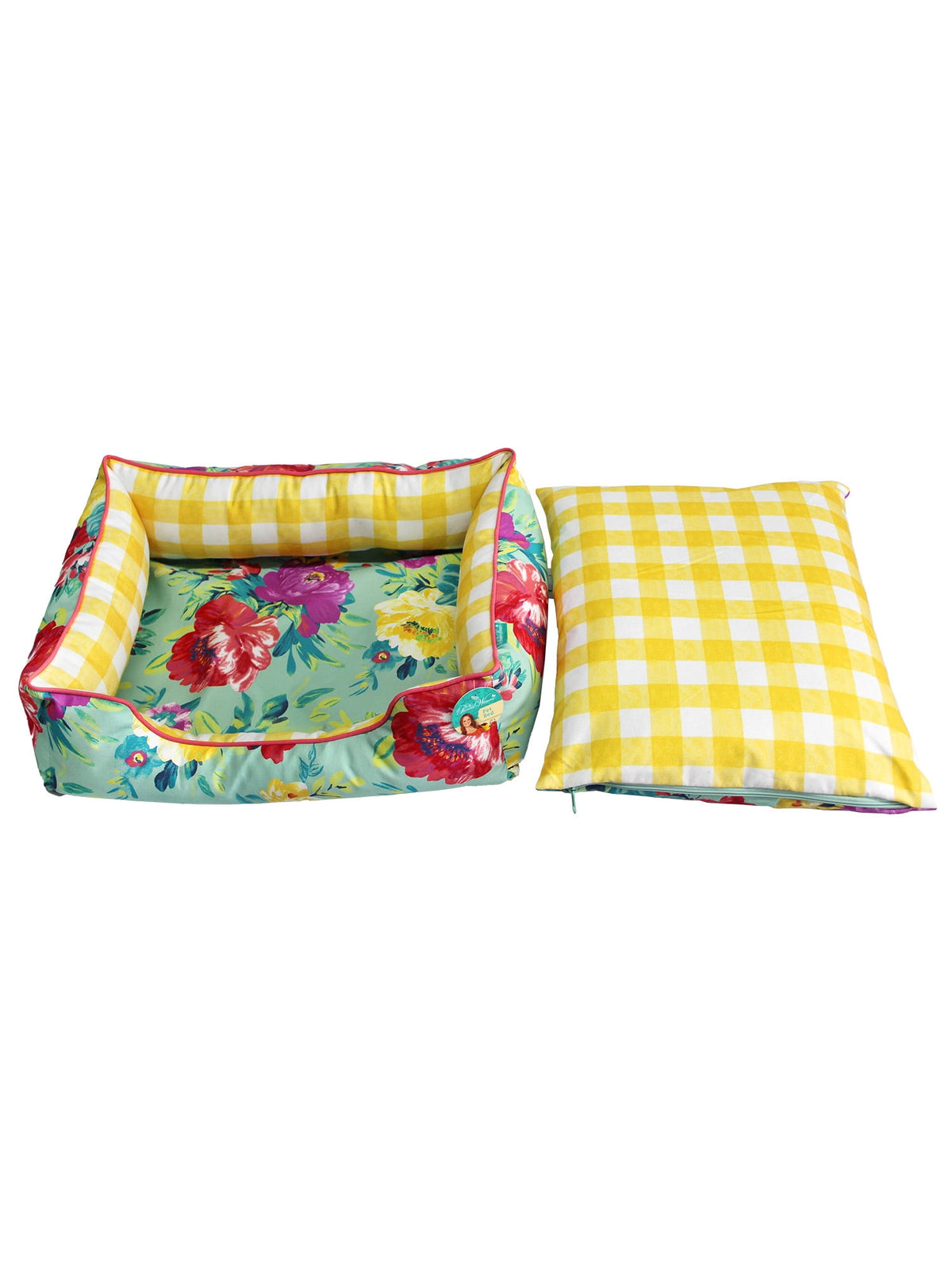 Sweet Rose Medium Pet Bed, 25" x 21"