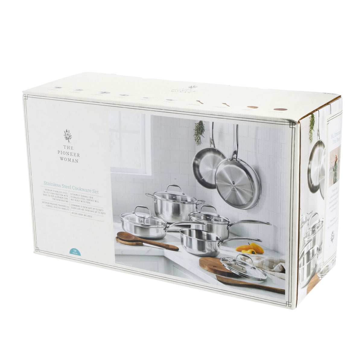 14-Piece Stainless Steel Cookware Set, Cookware & Utensil Set