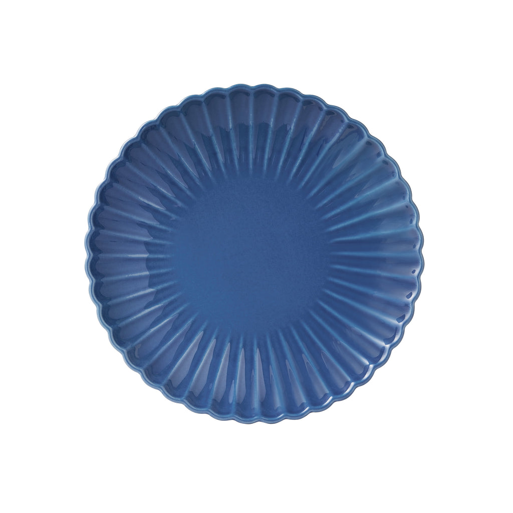 Colette 12-Piece Stoneware Dinnerware Set, Blue