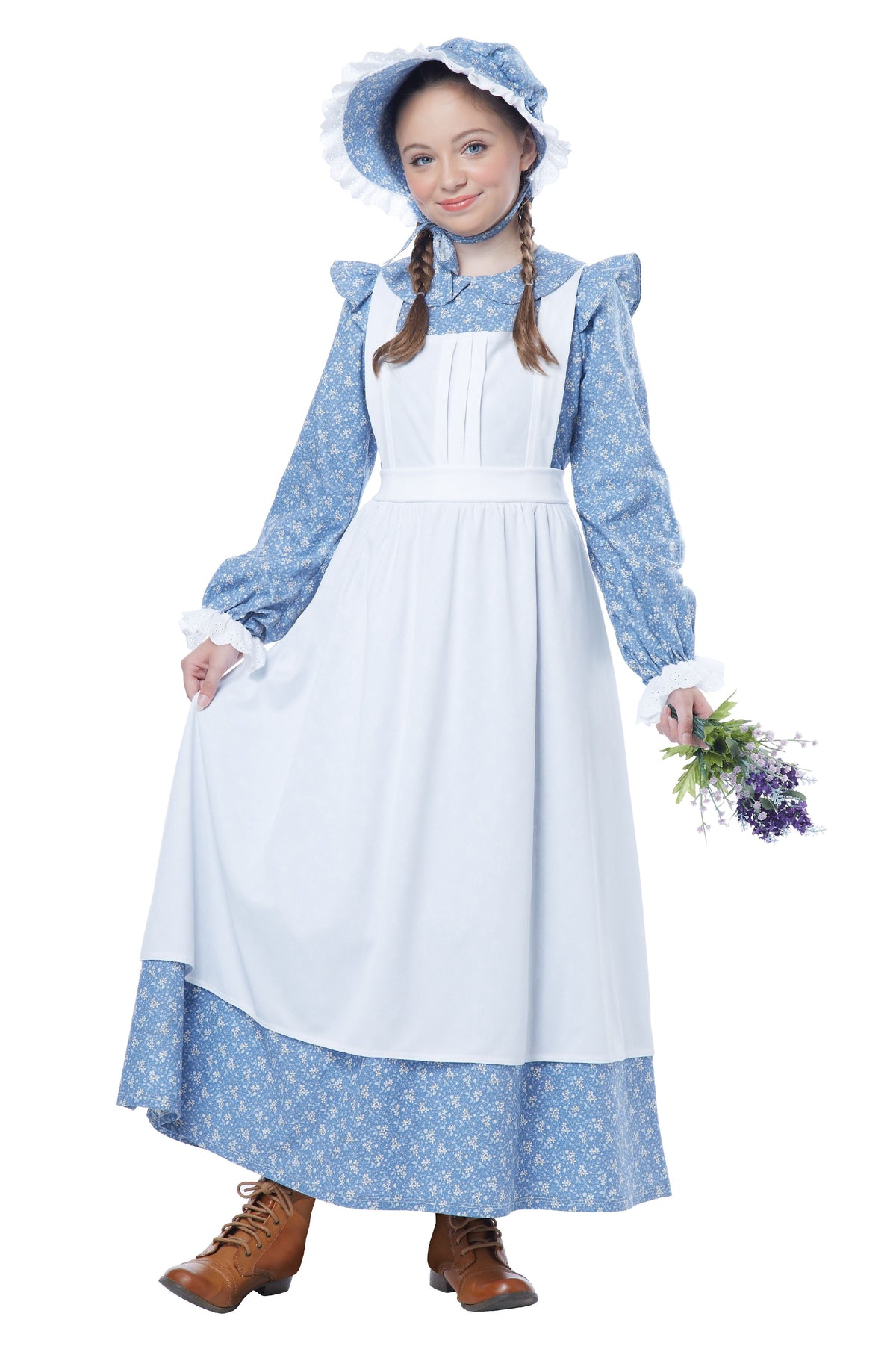 Pioneer Wizard of Oz Girl's Halloween Fancy-Dress Costume for Child, XS