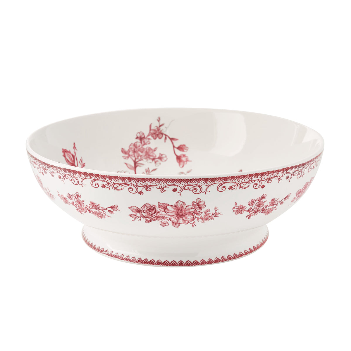 Piooner Decor Agatha Stoneware 11-inch Serving Bowl, Green