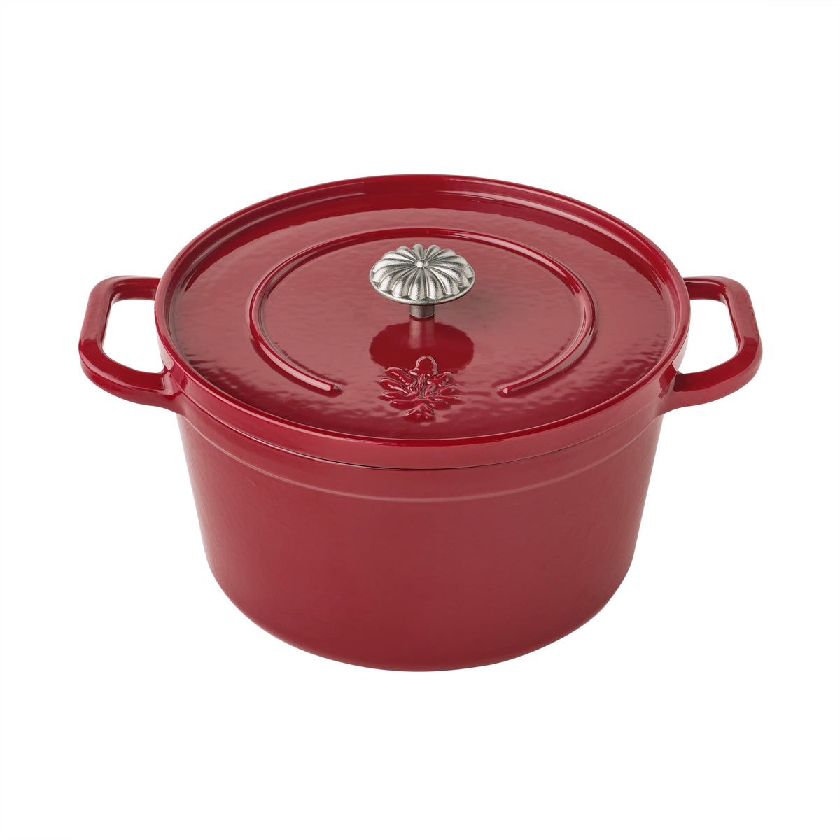 Piooner Decor 5-Quart Enamel Cast Iron Dutch Oven with Lid, Dark Green - Rustic Home