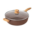 Piooner Decor Prairie Signature 6-Quart Cast Aluminum Jumbo Cooker Saute Pan, Charcoal Speckle - Farmhouse