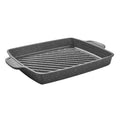 Prairie Signature 10x12 inch Cast Aluminum Nonstick Cowboy Steak Pan with Speckled Design