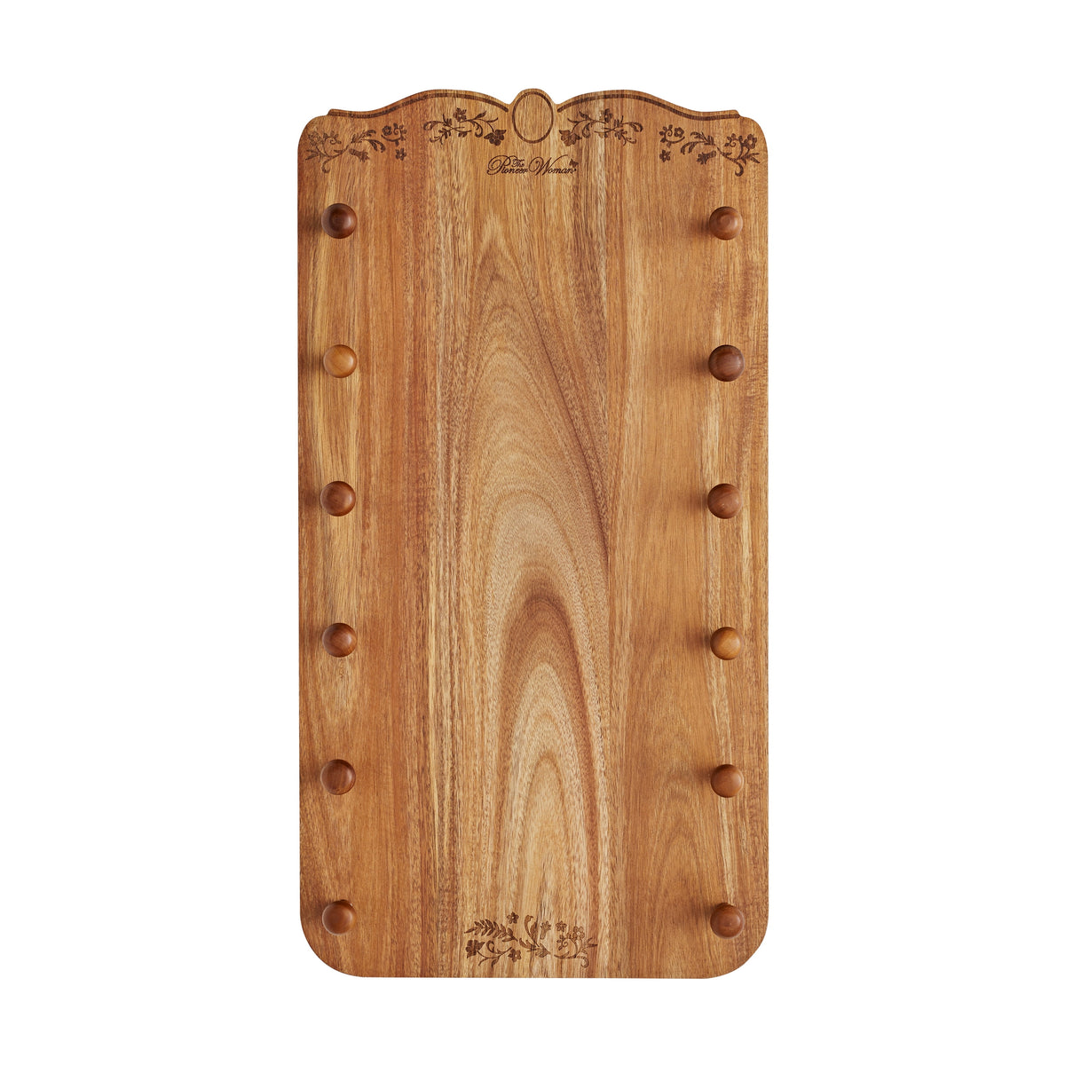 26-inch x 14-inch Wood Rolling Pin Rack