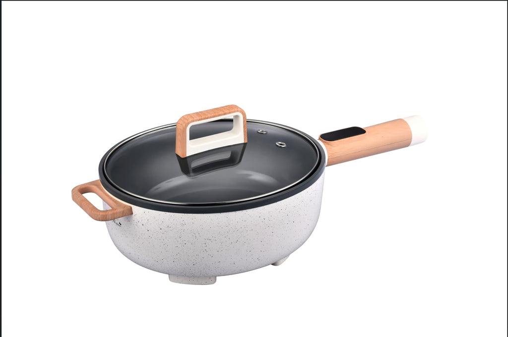 3.5L Electric Skillet, Linen Speckle