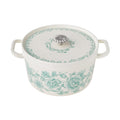 Piooner Decor 5-Quart Enamel Cast Iron Dutch Oven with Lid, Dark Green - Rustic Home