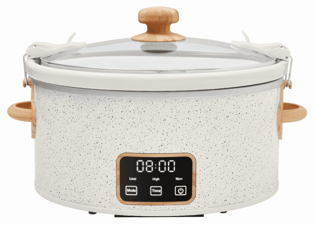 Piooner Decor Teal Speckle 6 Quart Slow Cooker