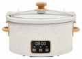 Piooner Decor Teal Speckle 6 Quart Slow Cooker