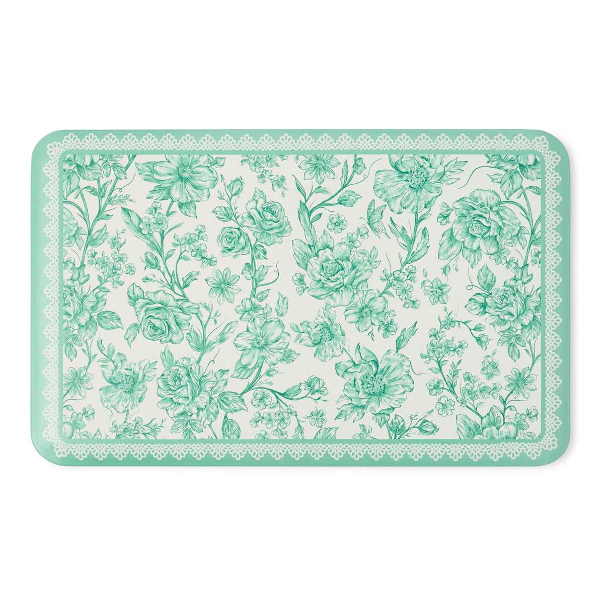 Agatha Comfort Kitchen Mat, Green, 20" x 30"
