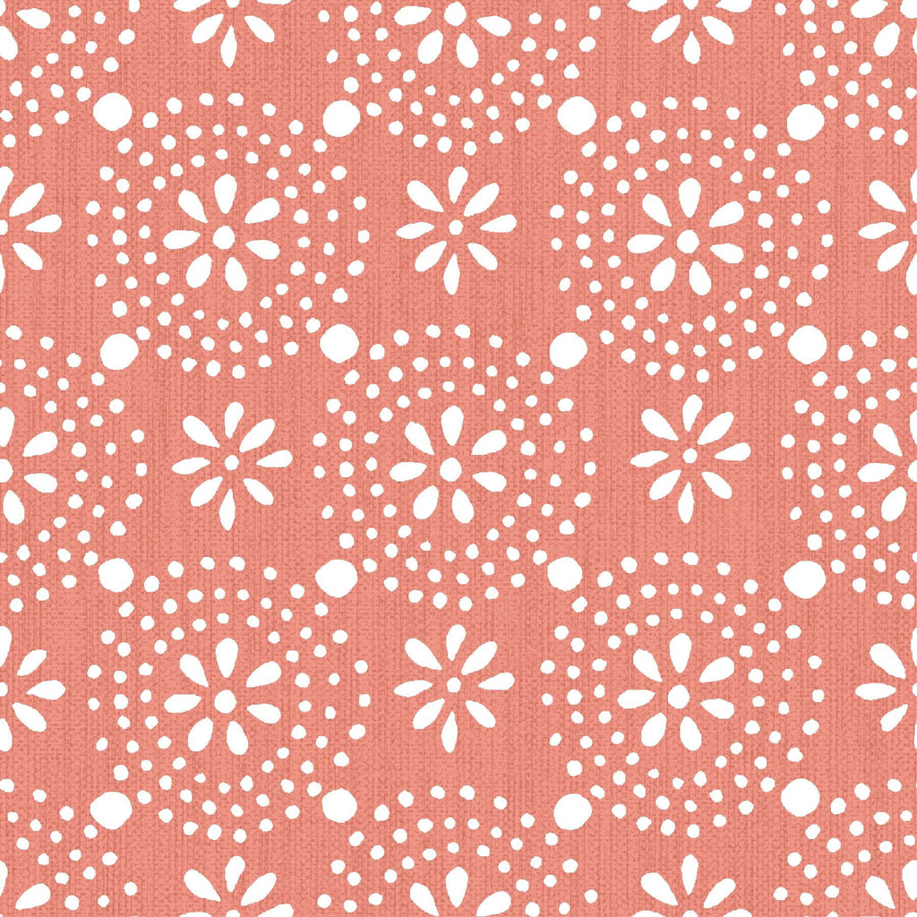 Green Floral Geo Peel & Stick Vinyl Wallpaper, 215-in by 20.5-in, 30.75 sq.