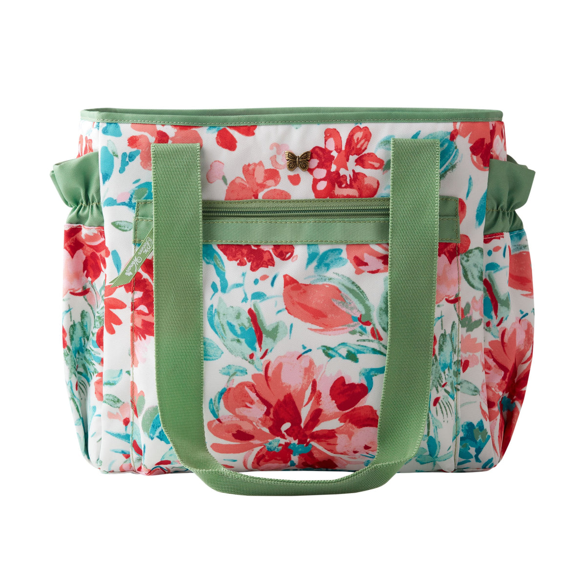 Insulated Lunch Kit Set with Extra Bag and Bottle, Gorgeous Garden
