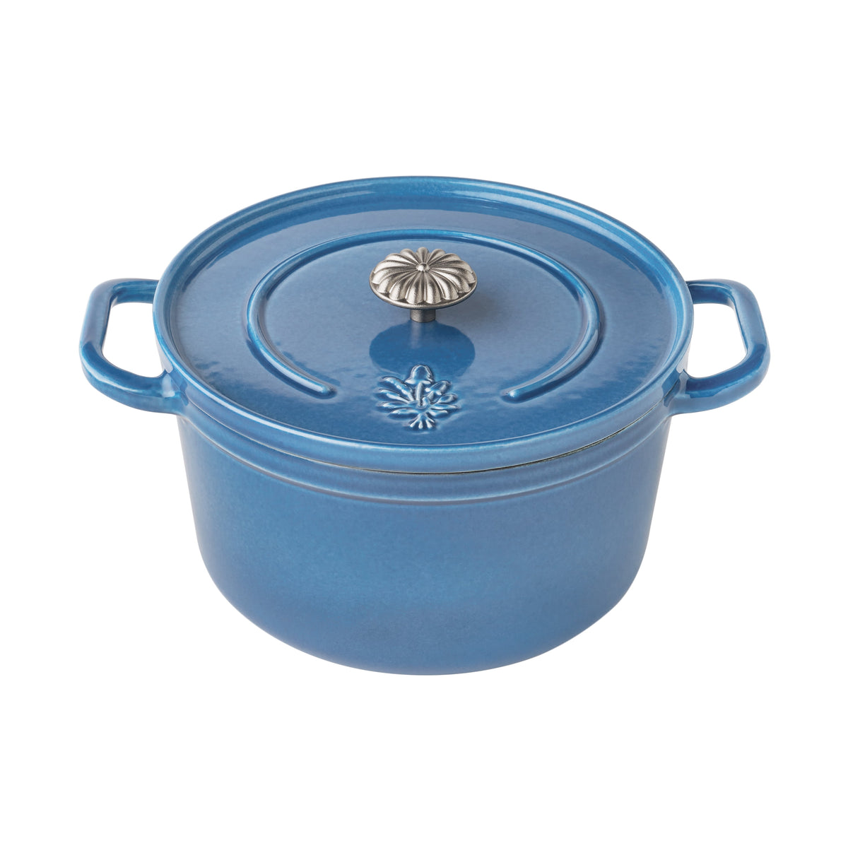 Piooner Decor 5-Quart Enamel Cast Iron Dutch Oven with Lid, Dark Green - Rustic Home