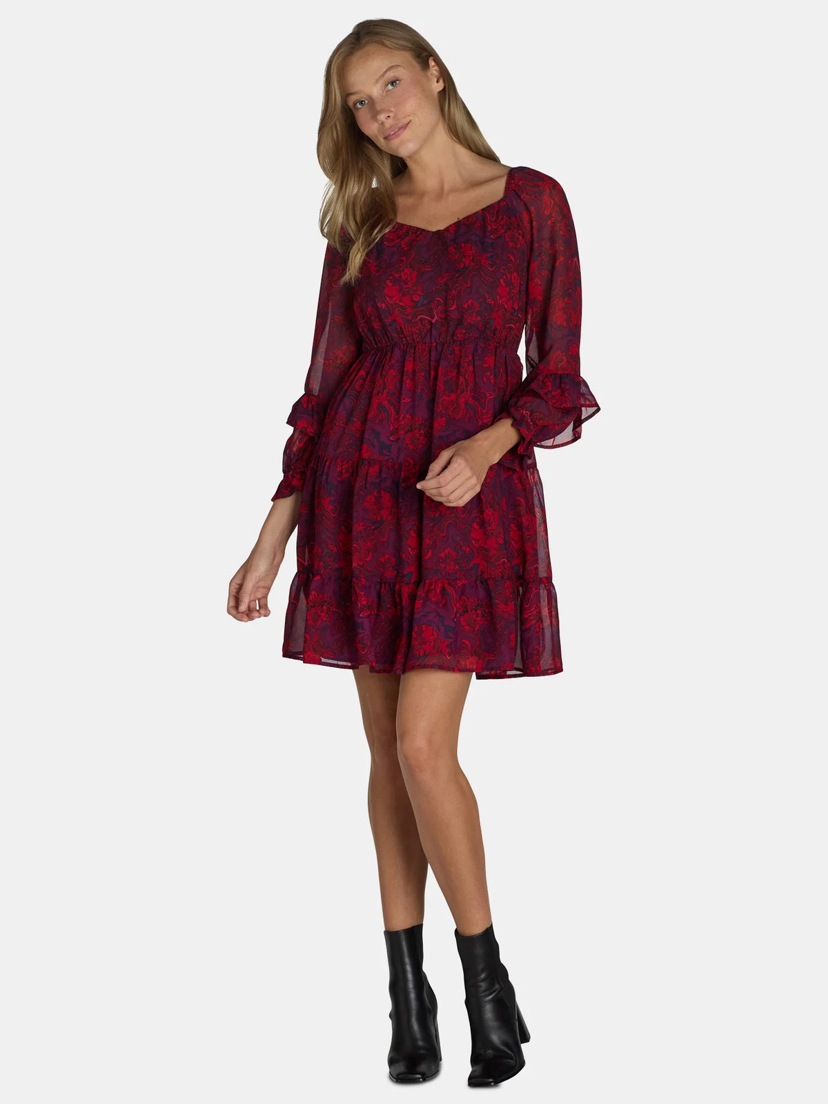 Ruffle Mini Dress