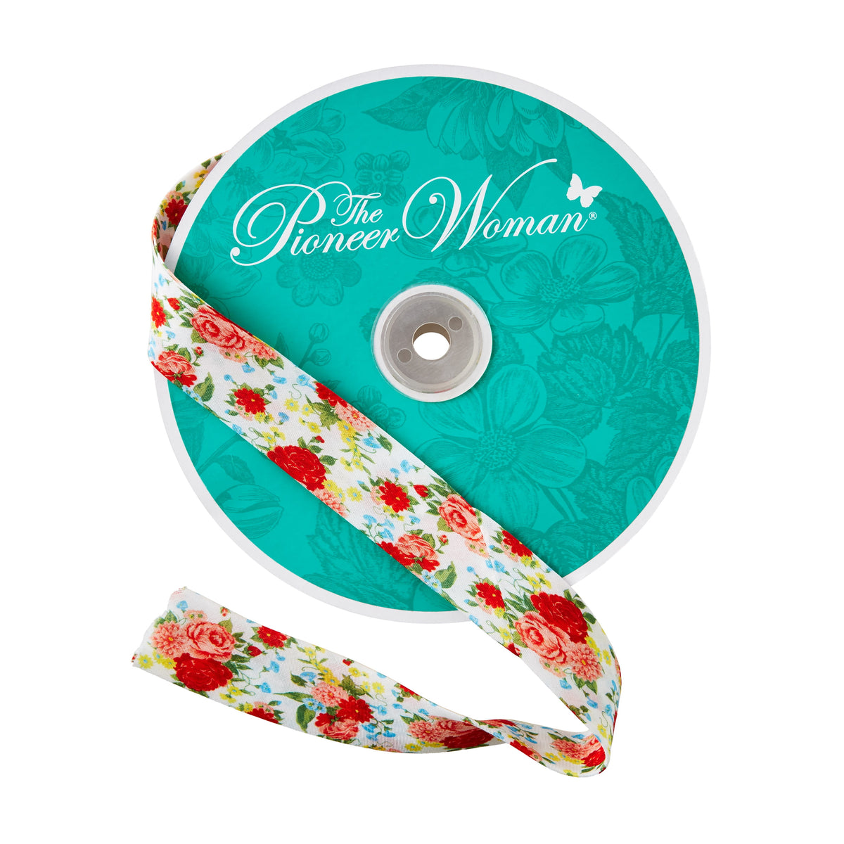 Sweet Rose Double Fold Cotton Quilt Binding Ribbon, 7/8" x 25 Yards