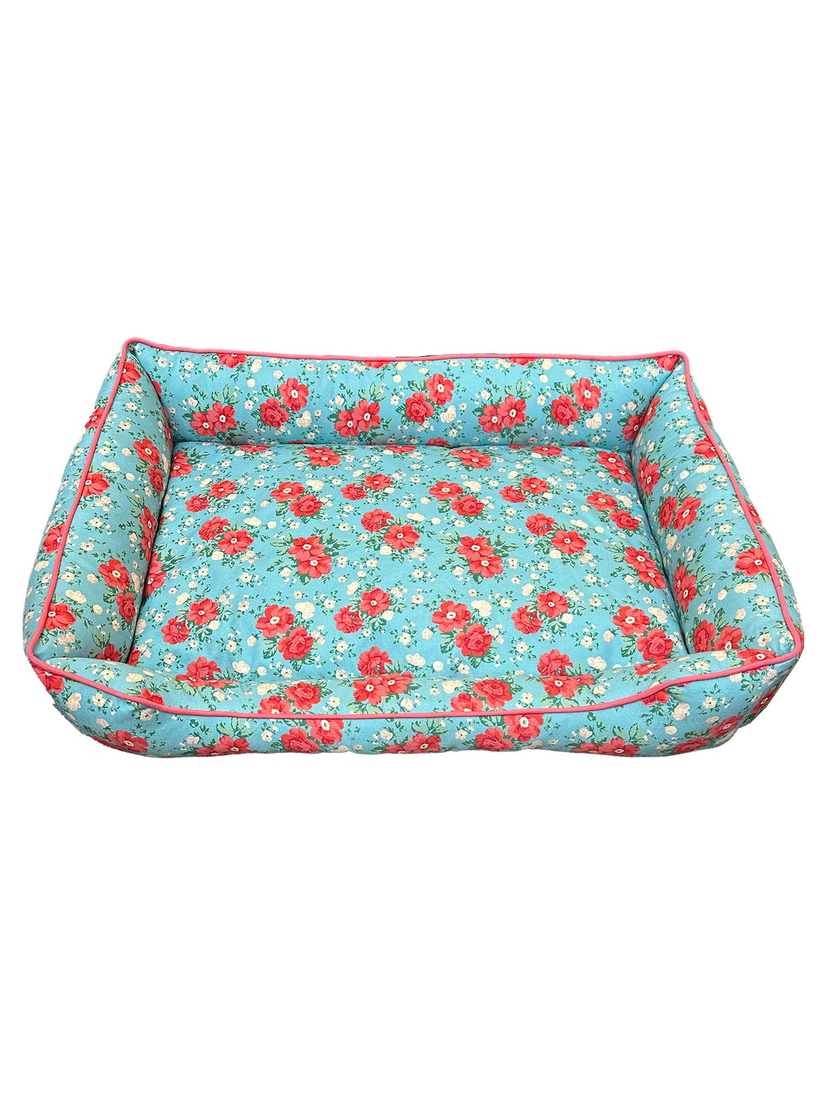 Vintage Floral Large Pet Bed, 34" x 24"